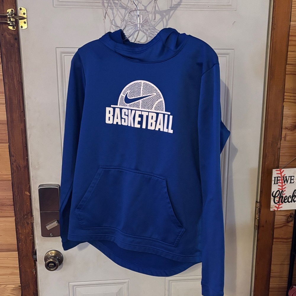Nike Royal Blue Basketball Hoodie